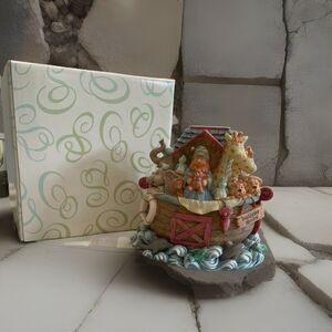NEW Noah's Arc Noah & Friends Bank Figurine by San Francisco Music Box Company